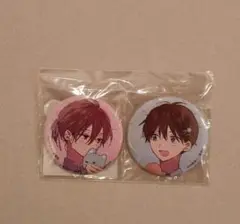 ハレルヤベイビー　缶バッジセット　ぬい抱っこver.　冬夏&都