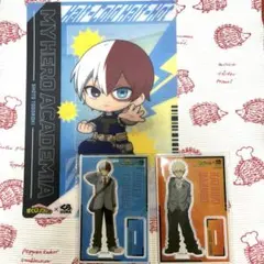 くら寿司 僕のヒーローアカデミア アクリルスタンド爆豪勝己 轟焦凍　下敷き轟焦凍