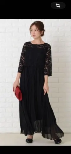 0314 大きいサイズ Lace Ladies プリーツデザインドレス 結婚式