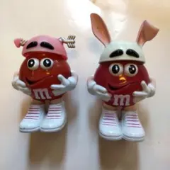 希少 レア ヴィンテージ M&M's フィギュア 2体セット メルカリ