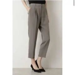 NATURAL BEAUTY BASIC ポリエステルドビーセットアップ パンツ