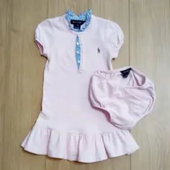 ラルフローレン(24M)ピンクワンピース