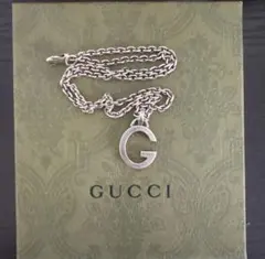 美品✨ グッチ GUCCIネックレス あずきチェーン 50cm シルバー Ag