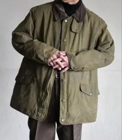 Barbour オイルドジャケット XL ビデイル系 ワックスコットン3ワラント
