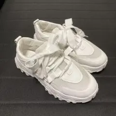 厚底スニーカー 白