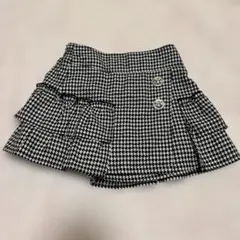 フリル付き千鳥柄スカート（インナーパンツつき）120cm
