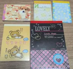 【平成レトロ】メモ帳5冊セット