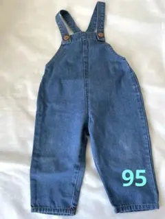 フタフタデニムオーバーオール 95