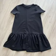 ZARA ザラ ミニワンピース フレア ブラック インスタグラマー着用Sサイズ