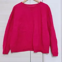 Hanes ピンク クルーネック トレーナー 【2XL】