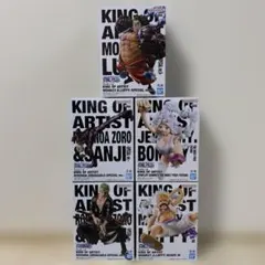 ワンピース フィギュア5体セット KING OF ARTIST - メルカリ