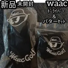 WaacGolf ヘッドカバー Waac Golf ブラック パター ドライバー