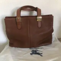 Burberrys バーバリー ノバチェック トートバッグ ハンドバッグ レザー