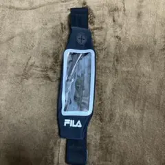 FILA スマホショルダーバッグ ネイビー ブラック
