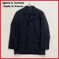 90s agnes b. フランス製 サンライズ期 テーラードジャケット 48