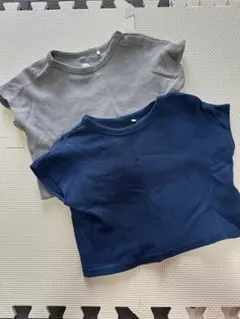 ELFINDOLL ワッフル 半袖Tシャツ 2枚セット 70-80
