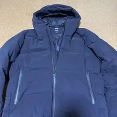 UNIQLO ブラック XL シームレスダウンジャケット
