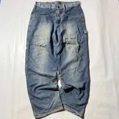 00s Vezzo wear wide baggy denim pants