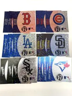 セブンイレブンMLBキラキラシール全6種類x3セット