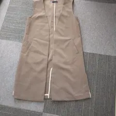 ロングベスト ジレ ブラウン SCサイズのサムネイル