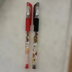 スヌーピー ボールペン 2本セット　試し書き程度使用