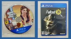 PS4 GTA5 + フォールアウト76 ソフト2本セット まとめ売り