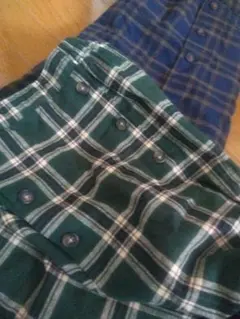 チェック柄ロングスカート M~Lサイズ　2枚セット