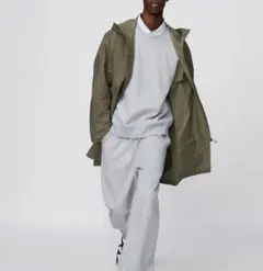 UNIQLO　Cスウェットワイドパンツ Mサイズ グレー