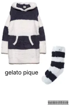 新品未使用♥︎︎gelato pique ビッグパーカーとショートソックスのセット