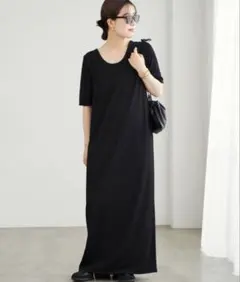 新品タグ付‼️resil コクーンシルエットミディワンピース ヤマダヤ