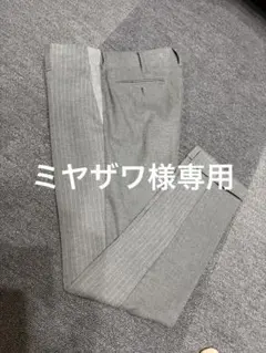 1 piu 1 uguale 3 グレー スラックス Mのサムネイル