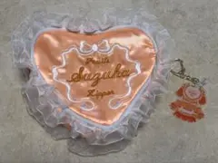 FRUITSZIPPER ハート衣装のポーチ、チャームセット鎮西寿々歌