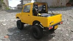 WPL D12 軍用トラック仕様 タミヤおじさん（整備長）を乗せて。 - メルカリ