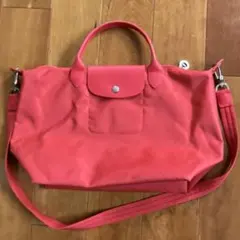 Longchamp LE PLIAGE NEO トートバッグ 赤