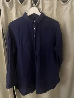 reMUJI ネイビー ボタンダウン 染めなおした服