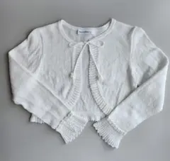 familiar ファミリア　ホワイトカーディガン　ボレロ