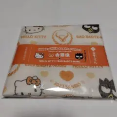 吉野家　白雪ふきん　キティ＆ばつ丸コラボ