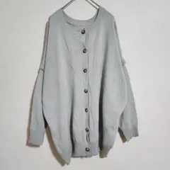 【earth music&ecology】（F）ドロップショルダー無地ニット