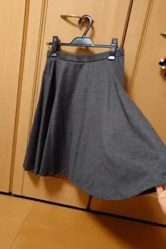 ROPE ウール フレアスカート 36　Aライン　冬　卒業式　オフィスカジュアル