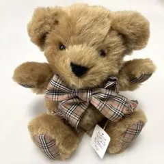 【再値下げ】BURBERRY クマ型ぬいぐるみ 青 BURBERRY - ⭐️再値下げ⭐️バーバリー クマのぬいぐるみの通販