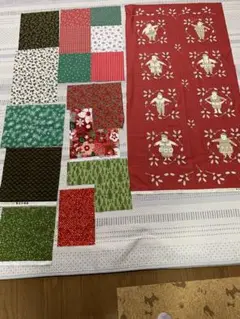 クリスマスに活用できるハギレ色々 moda製他