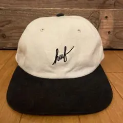 【HUF】ハフ キャップ ホワイト/ブラック