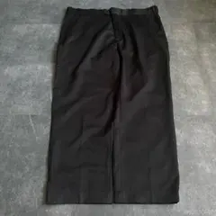 90s ワイドスラックス ブラック系 バギーパンツ