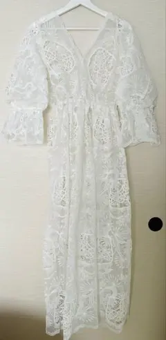 ★未使用★ホワイトワンピース&インナー2点SET
