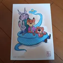 映画ズートピア2 入場者特典 プレミアムアートボード