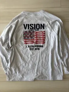 VISION STREET WEAR★グレー長袖Tシャツ