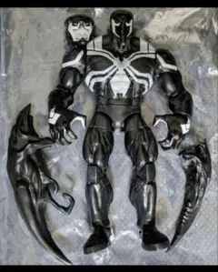 messtoysスパイダーマンシンビオートブラックスーツ 光沢陰影塗装
