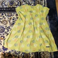 レモン柄 半袖ワンピース 100cm~