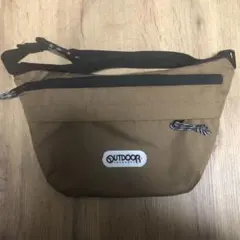 outdoor ボディバッグ ブラウン