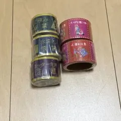 マスキングテープ 上積み厳禁 水濡れ厳禁 カッター使用注意 大切な贈り物